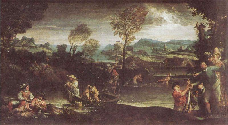 Annibale Carracci Der Fischfang china oil painting image